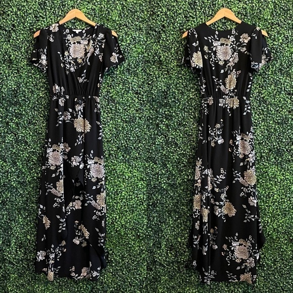 Juniors' Candie's Floral Maxi Romper M - Picture 2 of 11